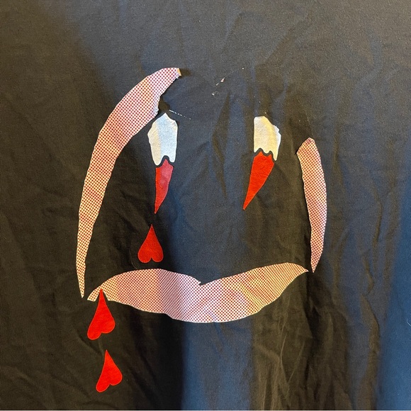 Saint Laurent Paris vampire tee testier size medium men’s black t-shirt - Picture 5 of 6